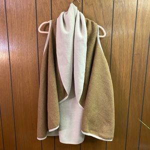 Multiple Ways to Wear Womens Wrap- Cream/Camel